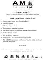 Warranty Standard